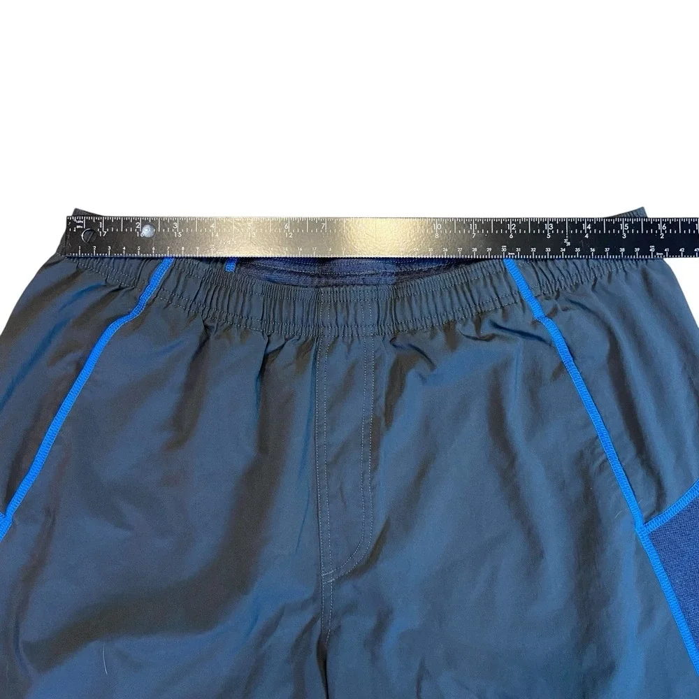 Men's Northface Flashdry Athletic Shorts Black With Blue Large Drawstring‎